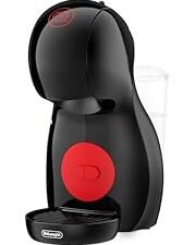NESCAFÉ Dolce Gusto EDG210.B Pod Coffee Machines Piccolo Coffee XS Manual Coffee Machine black red by De'Longhi Black Coffee Machine