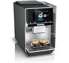 SIEMENS EQ700 Fully Automatic Bean to Cup Coffee Machine, 5" Touch Screen Display, Cold Brew/Slow Brew, Cappuccinatore, 30+ Coffee Beverages, Home Connect, TP715GB1