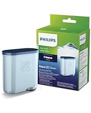 Philips AquaClean Filter -- No Descaling for Up to 5000 Cups, Micro-Porous Water Purification, Ion-Exchange Technology, Easy Click&Go Installation, Compatible with Saeco Espresso Machines (CA6903/10)