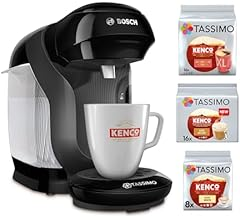 Tassimo by Bosch Style Friendly Pod Coffee Machine with 40 Kenco Drinks Starter Bundle, TAS112EGBC - Black