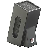 Richardson Sheffield R164HSRC58846 Knife Block with Brush Insert Unequipped Black, 15.5 x 11.5 x 26 cm