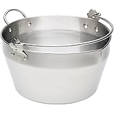 KitchenCraft Jam Pan, Home Made Maslin/Jam Pan for Induction Hob with Recipe in Gift Box, Stainless Steel, 9 litres, Silver